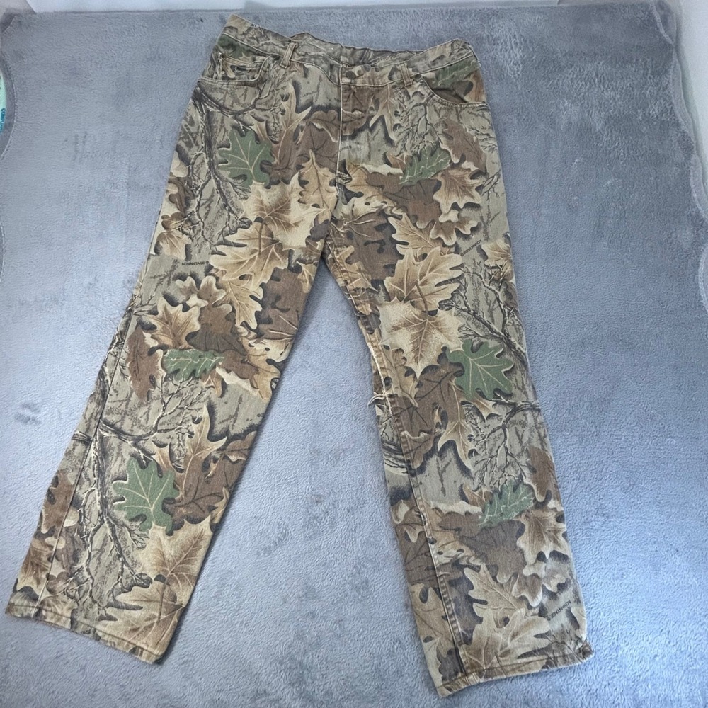 RedHead Advantage Camo Pants Mens 38x32 Made in USA Cotton Straight Leg Hunting